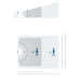  theMura S180 KNX UP WH 
